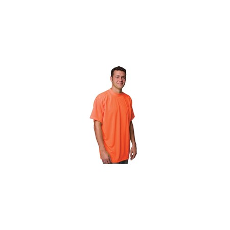 Pip NON-ANSI, SHORT SLEEVE T-SHIRTCREW NECK, CHEST POCKET OR, PK 50 310-CNTSNOR-M